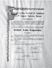 Reconocimientos a Luis Lupercio Lupercio