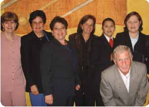 Lourdes y Ruth Aguilera, Graciela Coello, Eva Klinklicht, María Luisa Yasbeck, Ximena Tamayo y Jorge Crespo.