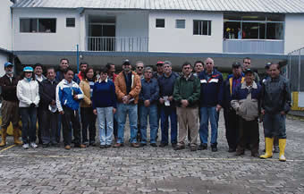 Personeros de las entidades involucradas en el Consejo de la cuenca del río Machángara