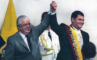 Presidente Correa y Rafael Correa