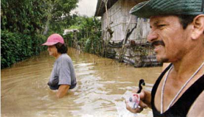 Ecuador sumergido bajo las aguas