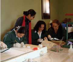 Mayra Jaramillo, Paulina Moreno, Gabriela Salazar y Gabriela Vázquez