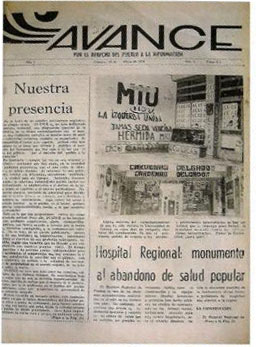 Edición número 1 del 14 de mayo de 1978 del naciente semanario.