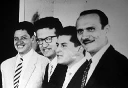 Efraín Jara, Hugo Ordóñez, Manuel Neira, Antonio Lloret