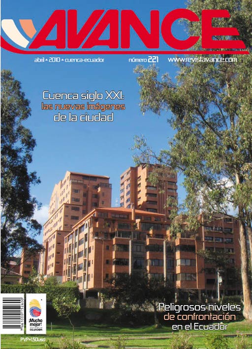 Portada de la Revista Avance del mes de Abril de 2010