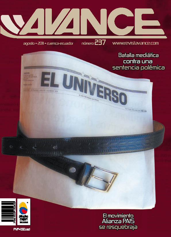 Portada de la Revista Avance del mes de Julio de 2011