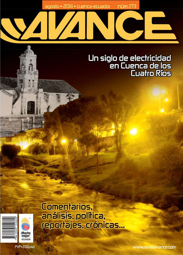 Portada de la Revista Avance del mes de Agosto de 2014