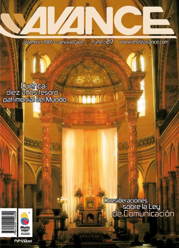 Portada de la Revista Avance del mes de Diciembre de 2009