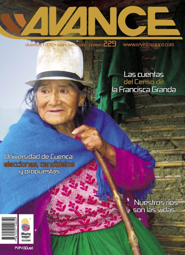 Portada de la Revista Avance del mes de Diciembre de 2010