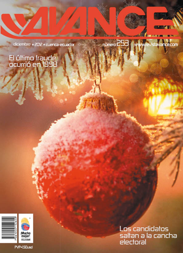 Portada de la Revista Avance del mes de
Diciembre de 2012