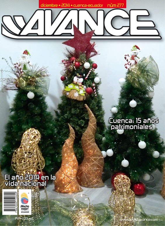 Portada de la Revista Avance del mes de Diciembre de 2014