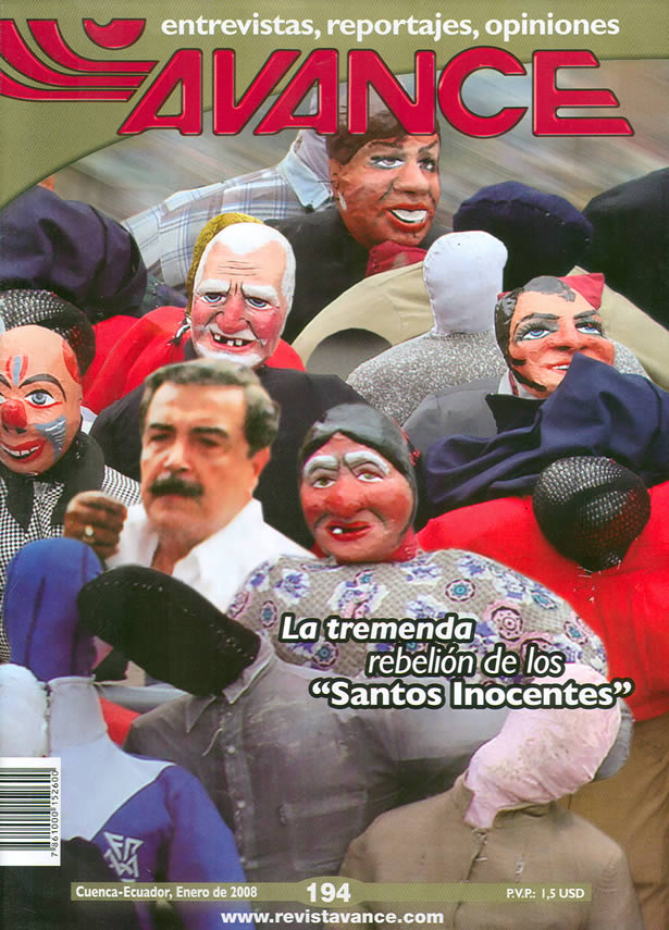 Portada de la Revista Avance del mes de Enero del 2008