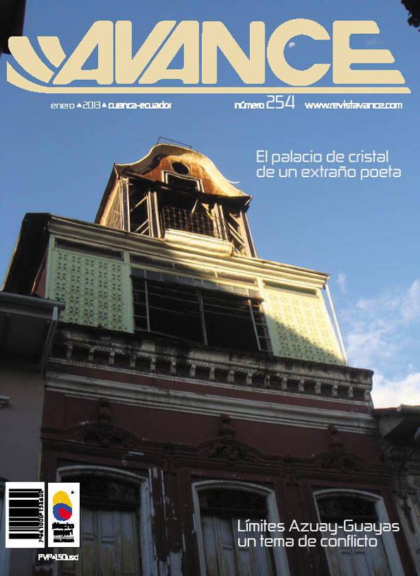 Portada de la Revista Avance del mes de
Enero de 2013