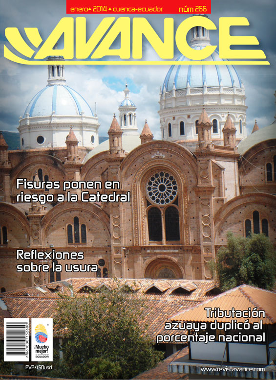 Portada de la Revista Avance del mes de Enero de 2014