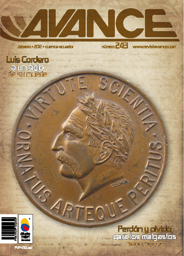 Portada de la Revista Avance del mes de febrero de 2012