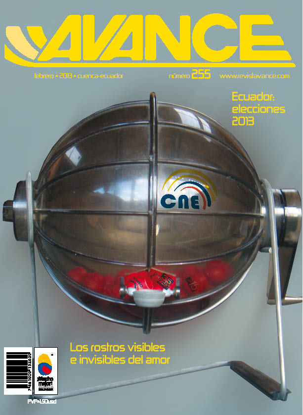 Portada de la Revista Avance del mes de
Febrero de 2013