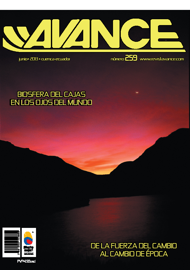 Portada de la Revista Avance del mes de
Junio de 2013