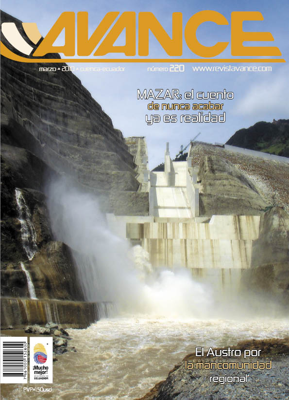 Portada de la Revista Avance del mes de Febrerode 2010