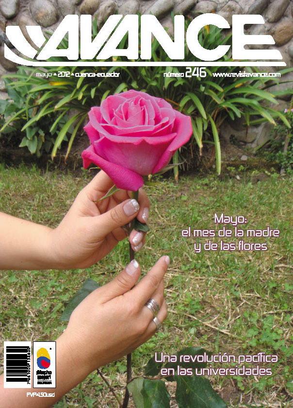 Portada de la Revista Avance del mes de Mayo de 2012