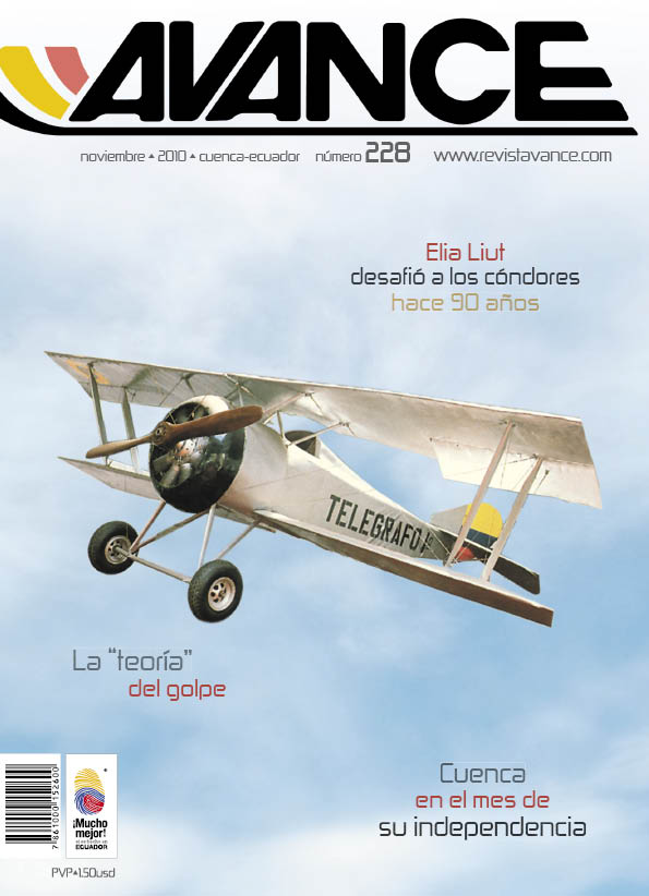 Portada de la Revista Avance del mes de Noviembre de 2010