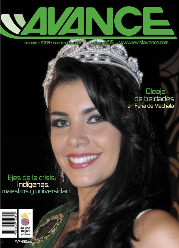 Portada de la Revista Avance del mes de Octubre de 2009