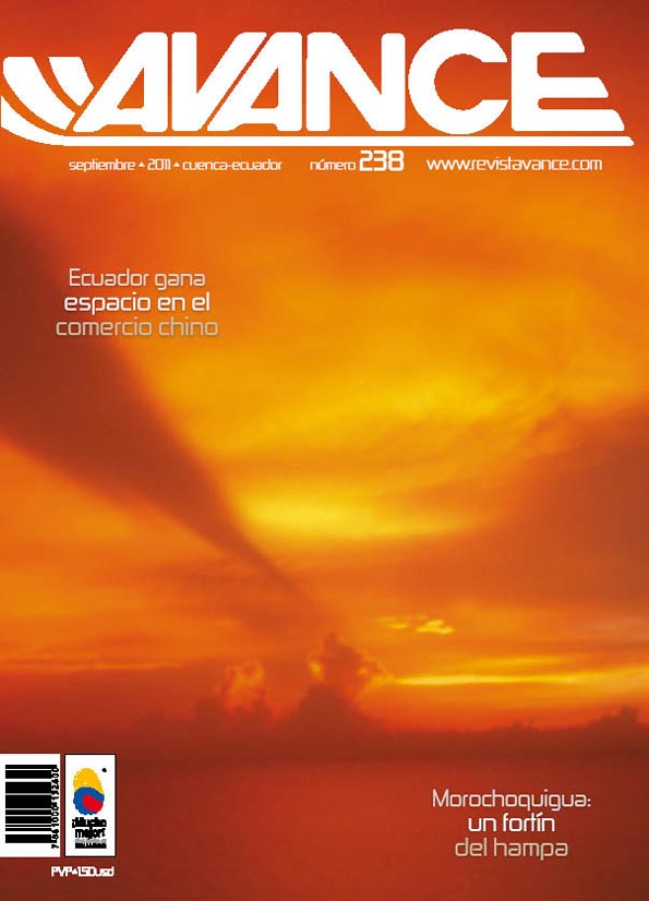 Portada de la Revista Avance del mes de Septiembre de 2011