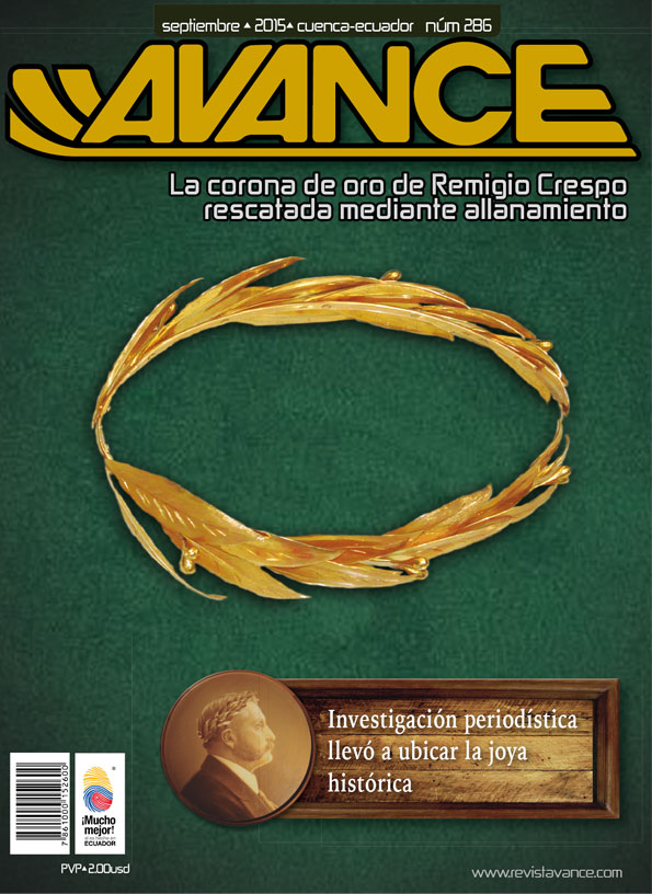 Portada de la Revista Avance del mes de Septiembre de 2015